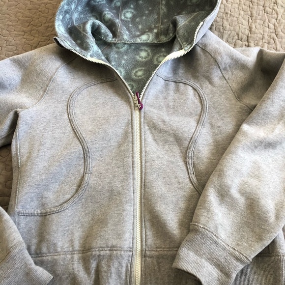 Scuba hoodie flannel lined
